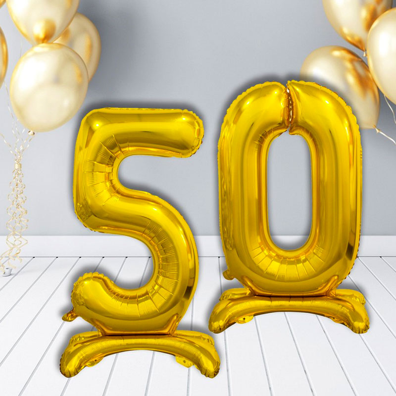Inspiration med stående balloner her 50