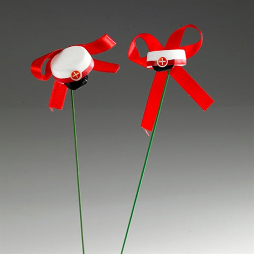 Studenterhuer på tråd rød