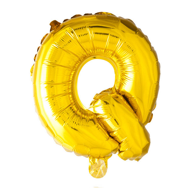 Guld bogstav ballon 41 cm - Vælg bogstav i tabellen