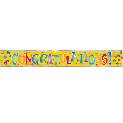 Congratulations banner