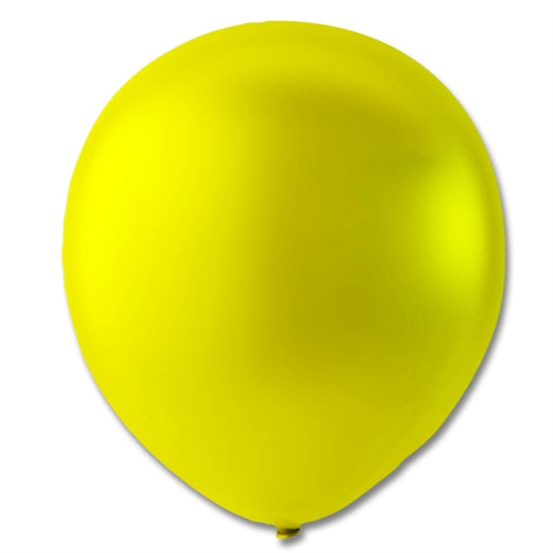 Ballon 9", Gul Metallic svarende til ca. 23 cm i dia.