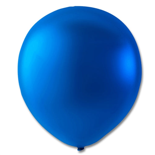 Ballon 9", Blå Metallic