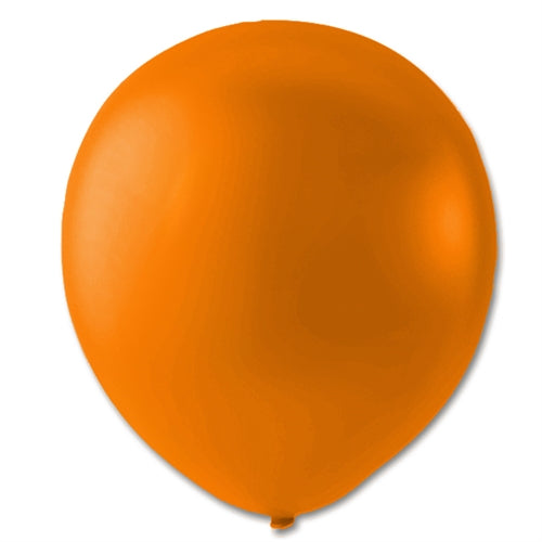 Ballon 9", Orange Metallic svarende til ca. 23 cm i dia.