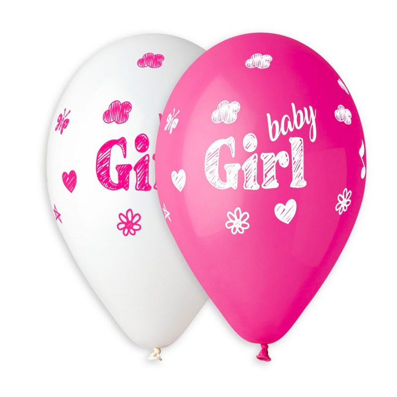 Baby Girl balloner 5 stk.