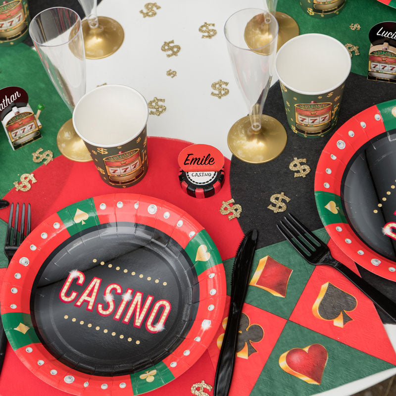 Casino Tallerken 10 stk.