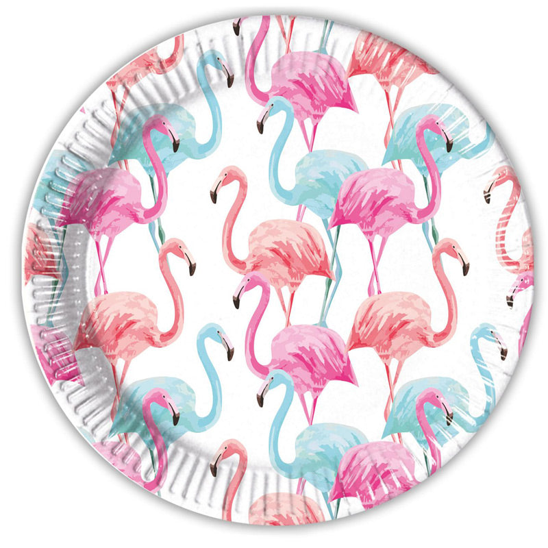 Flamingo Tallerkener 8 stk