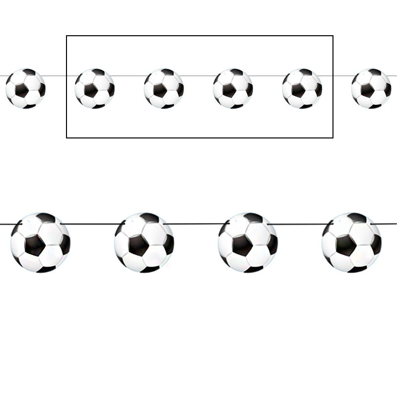 Fodbold Guirlande 2m
