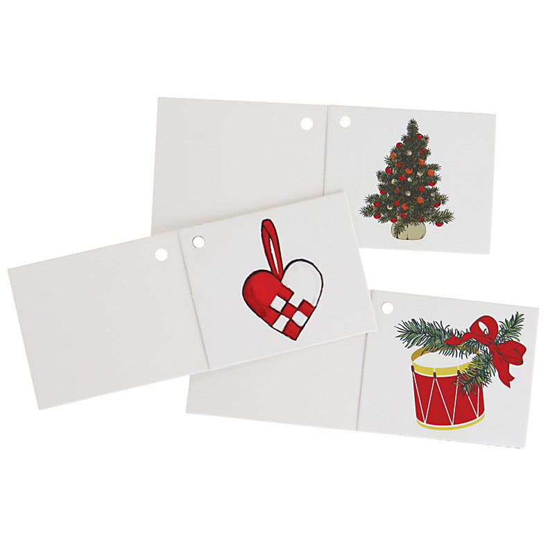 Gavemærker med julemotiver 24 stk.