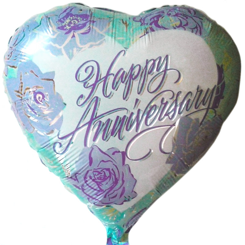 Folieballon Happy Anniversary - Send med Helium