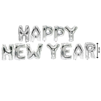"Happy new year" folie ballonsæt