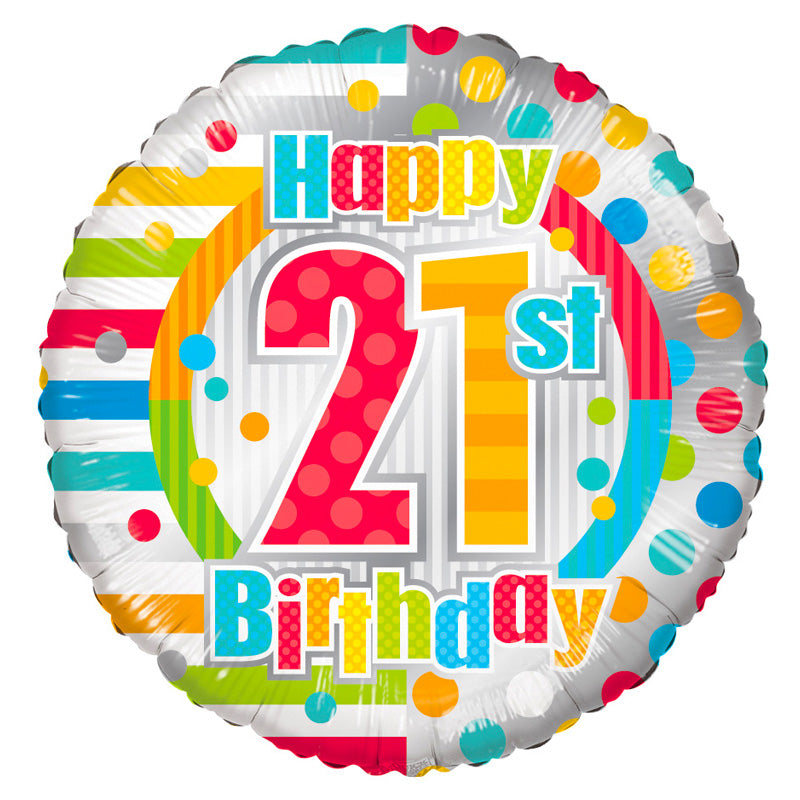 Happy 21th Birthday - Send med Helium