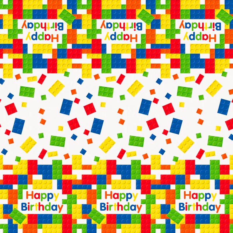 Plast Dug til Klods Party set oppefra