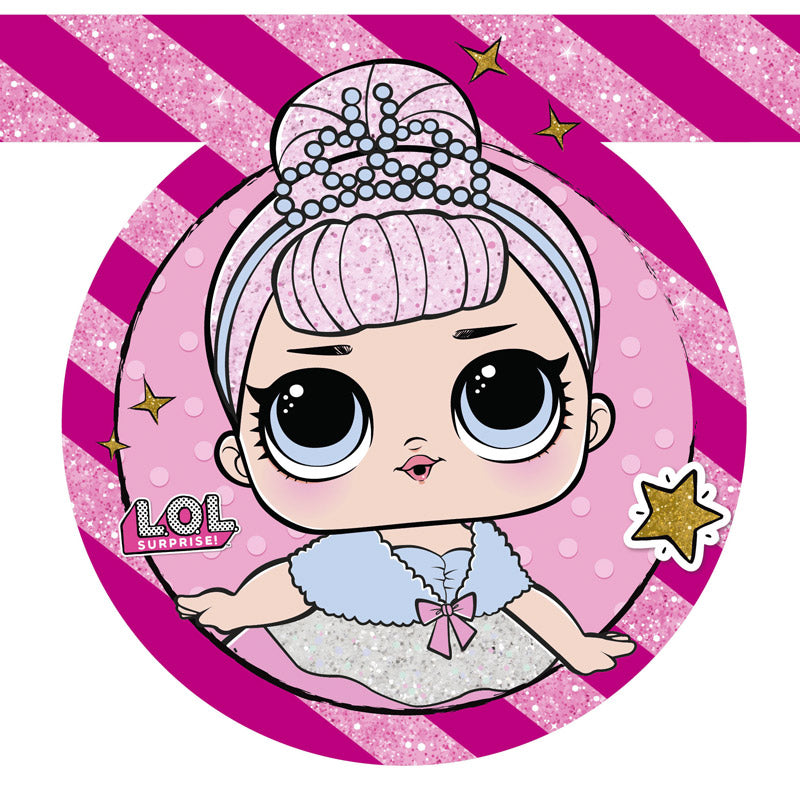 LOL Glitterati bogstav guirlande 2 m