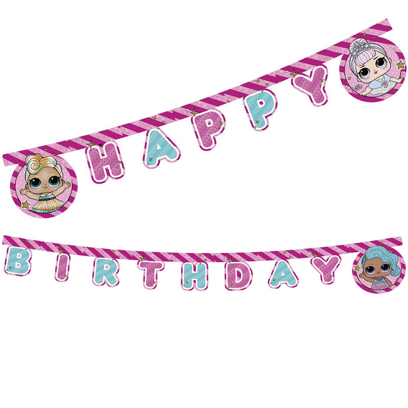 LOL Glitterati bogstav guirlande 2 m