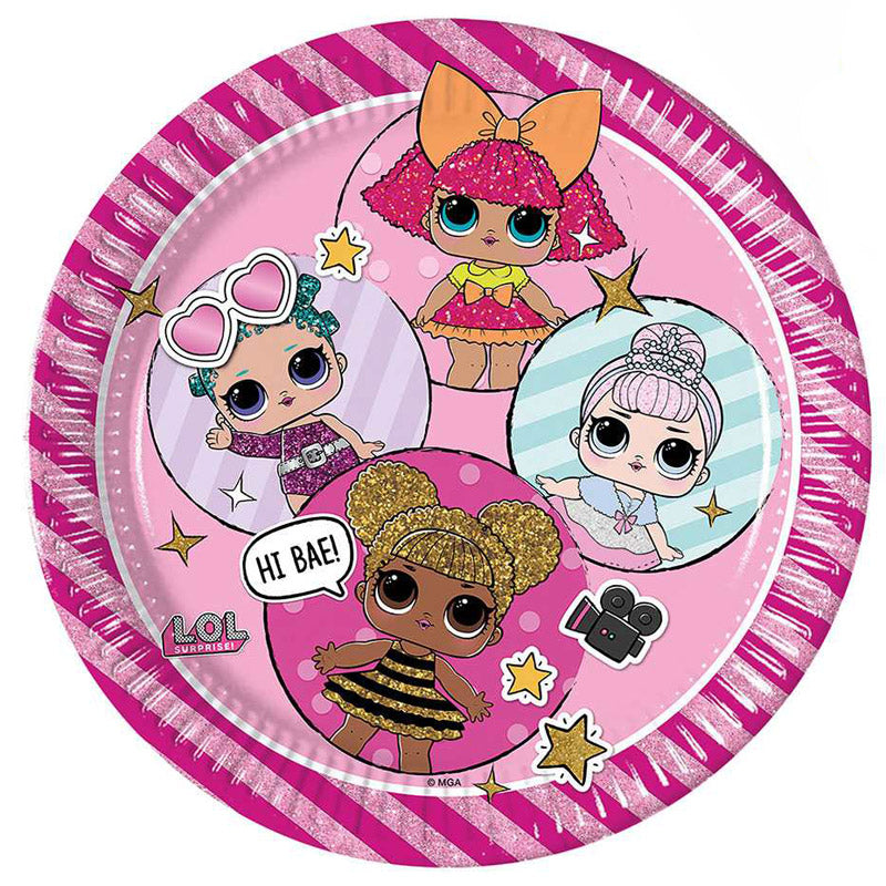 LOL Glitterati middags Tallerken 23 cm