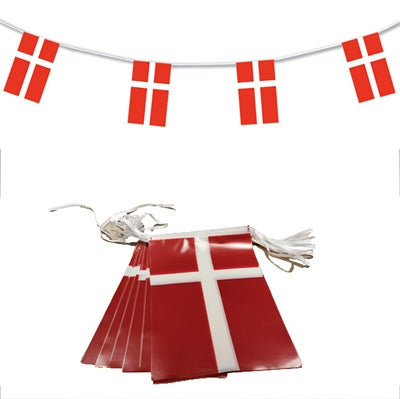 Stor flot plast flag guirlande
