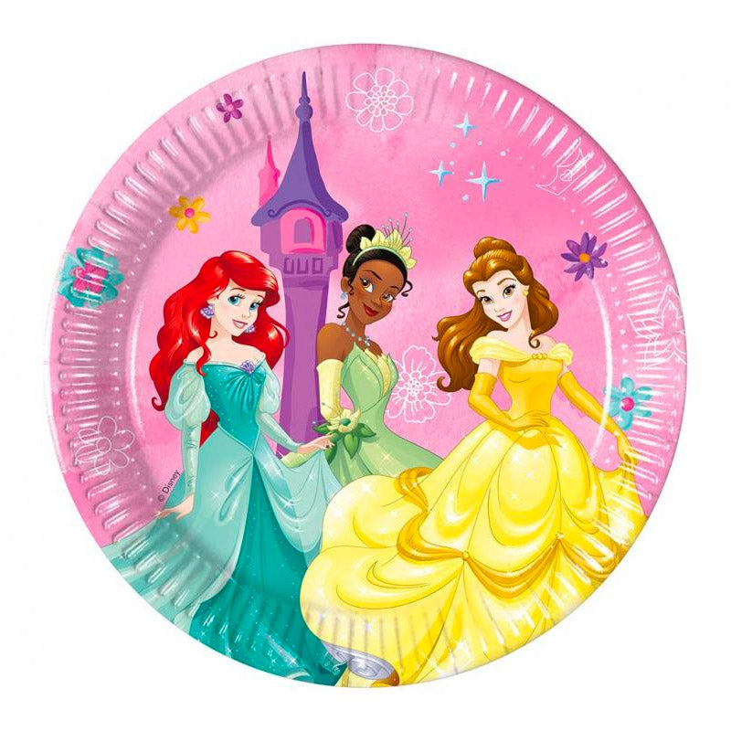 Prinsesse Tallerken 20 cm plast fri