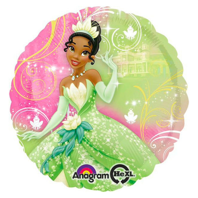 Folie Ballon Disney Prinsesse Tiana - Send med Helium