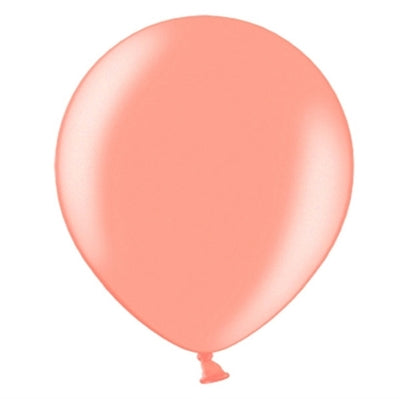 Ballon 9" Rose Gold Metallic svarende til ca. 23 cm i dia.