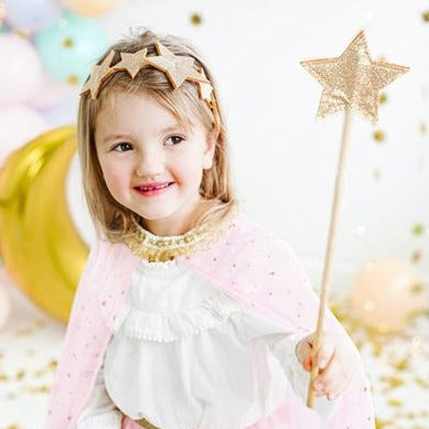 Tryllestav i guld til prinsesser