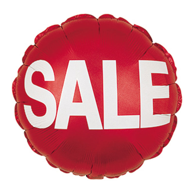18" Rød Folieballon "SALE"