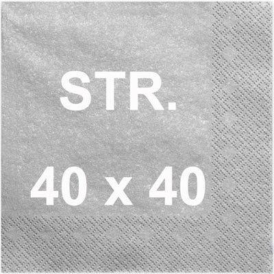 Middags Sølv Servietter