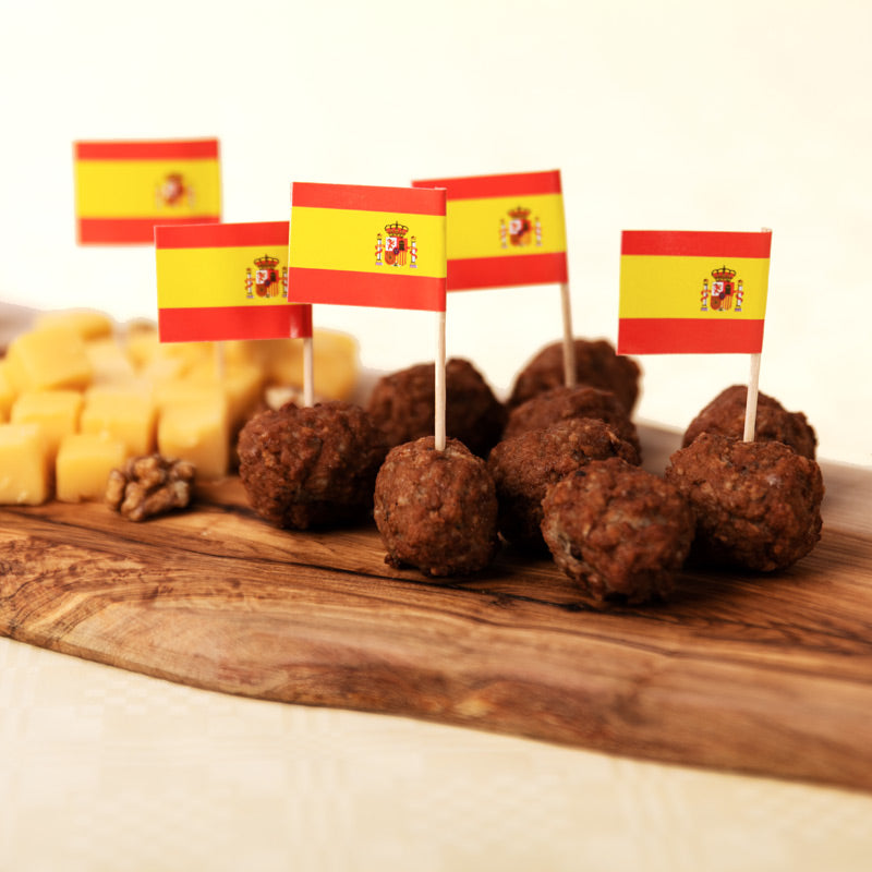 Spanske buffetflag, 50 stk.