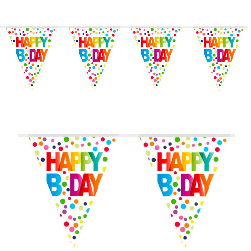 Vimpel med Happy B•Day
