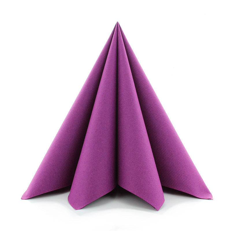 Aubergine airlaid tekstil Servietter