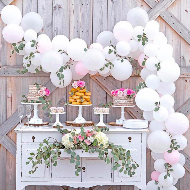Ballon bue inspiration med hullebånd