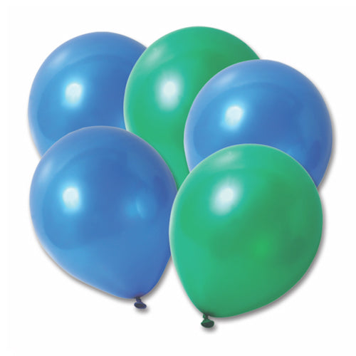 Grøn latexballon, 1 stk, 12"