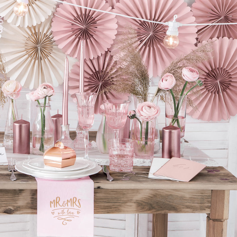 Stearinlys Rose Gold 12 cm