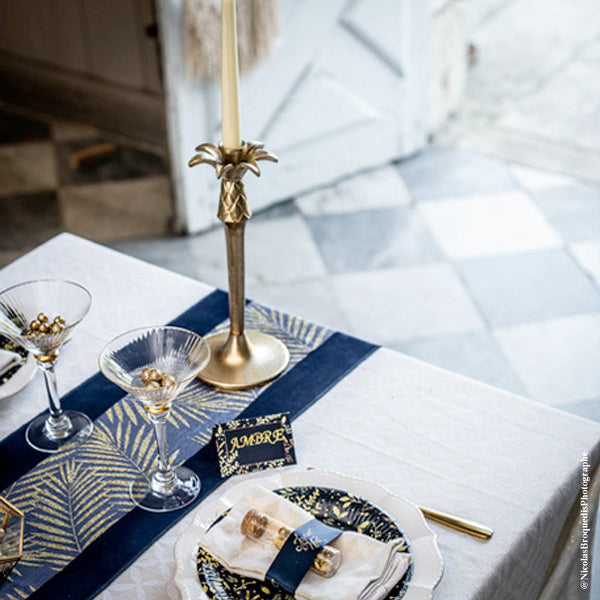 Gylden palme bordløber, 5 m.