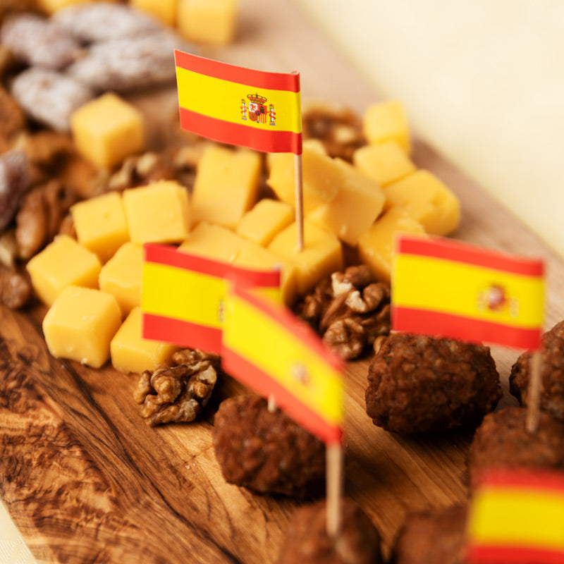 Spanske buffetflag, 50 stk.