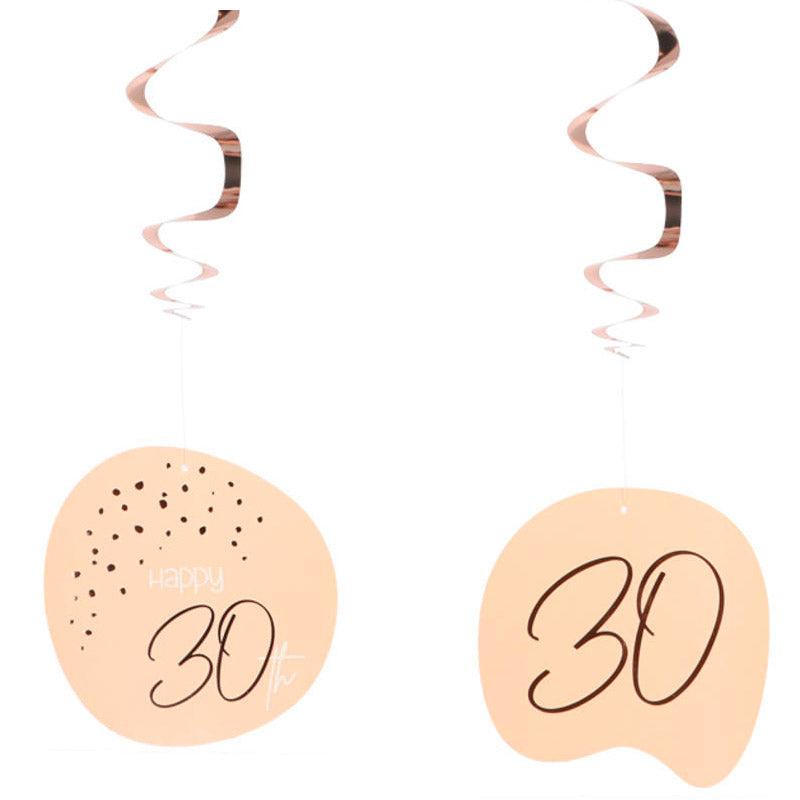 30 års Spiraler i rose gold