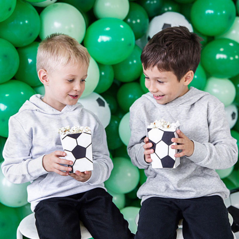 Partyboxe med flot fodboldmotiv