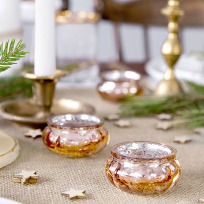 Rose Gold Lys skjulere i glas