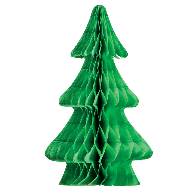Grønt juletræ i honeycomb