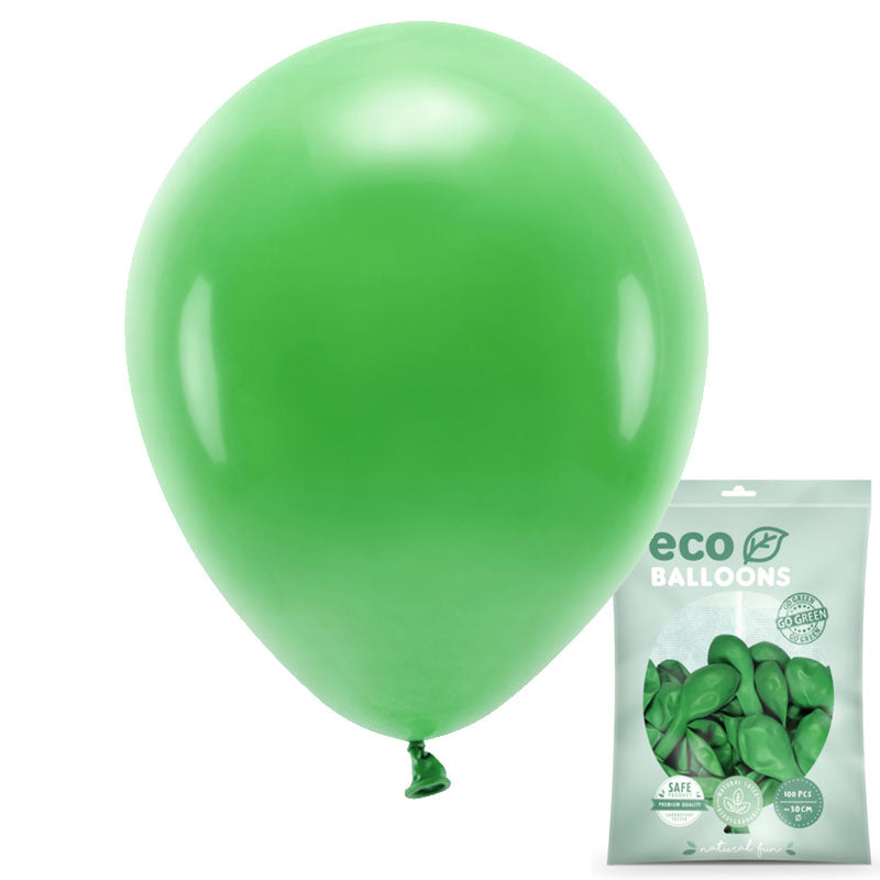 30 cm grøn øko ballon