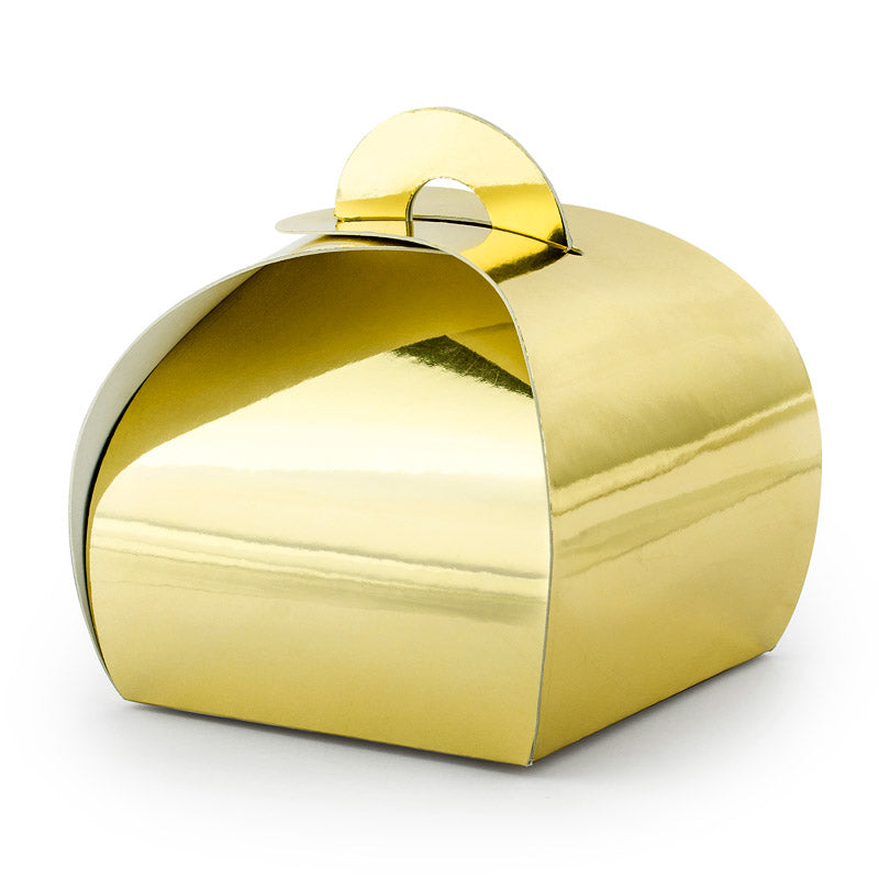 Gave æsker i blank guld 10 stk