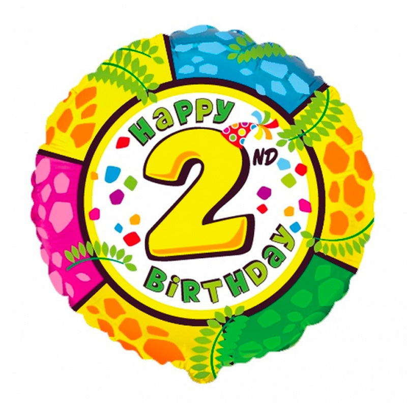 2 års Folie ballon 18"