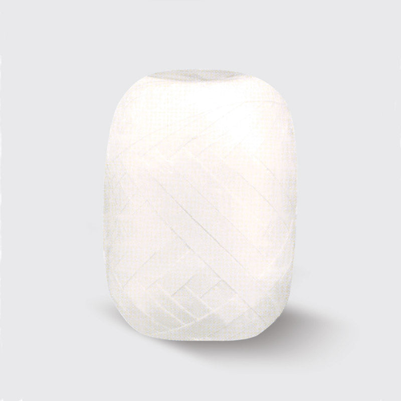 Hvid Ballon snor 20 m - polybånd