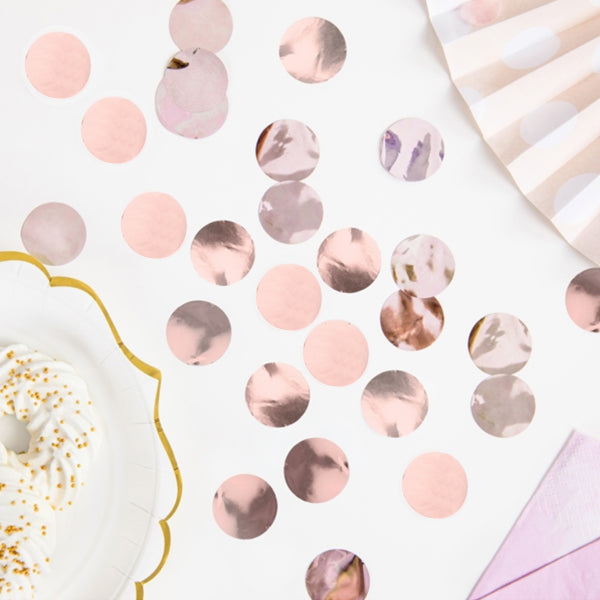 Konfetti Cirkler Rose gold 15 gr.