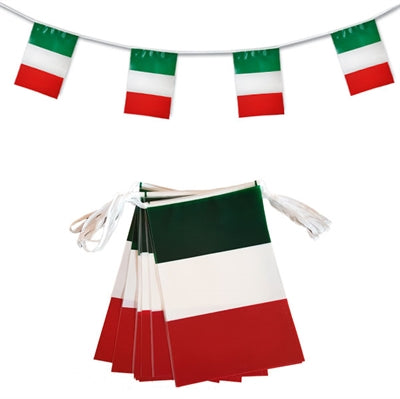Italiensk flag ranke i plastik