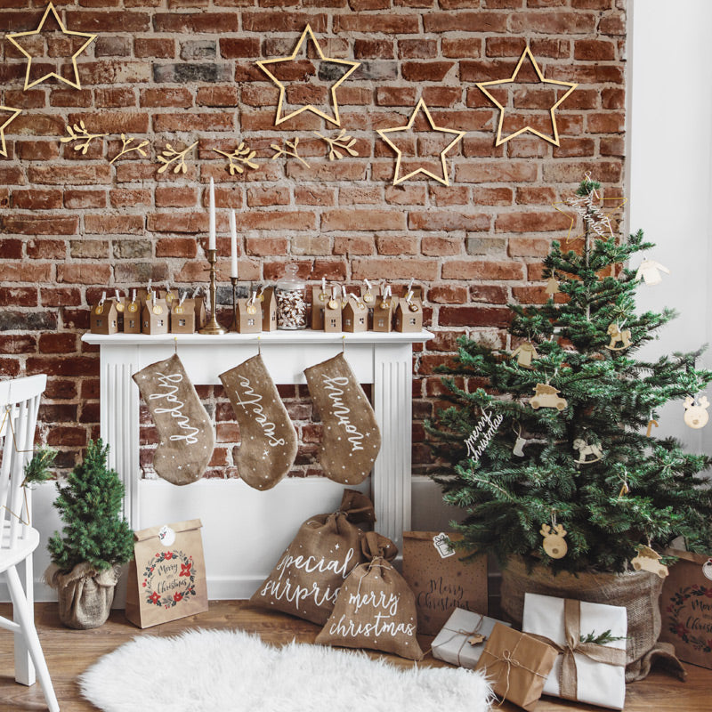 Julesok "sweetie" i hessian