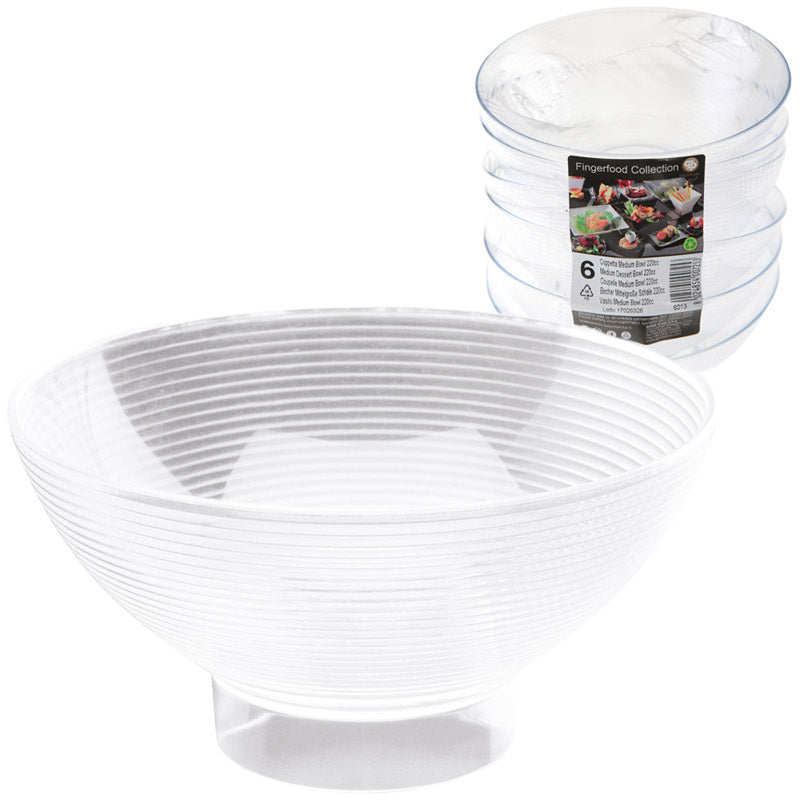 Mini buffet skål klar 6 stk.