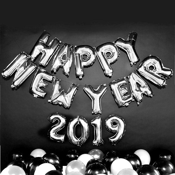 "Happy new year" folie ballonsæt
