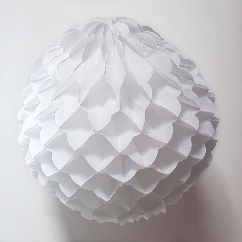 Hvid Maxi Honeycomb 50 cm