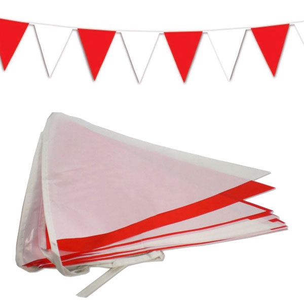Vimpel i rød og hvid