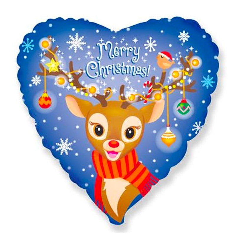 Folie Ballon med Rensdyr 18"